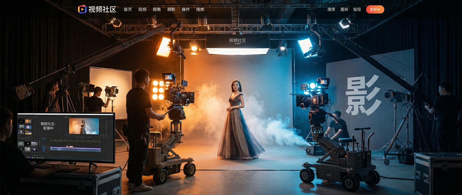 心糖logo影视传媒视频社区